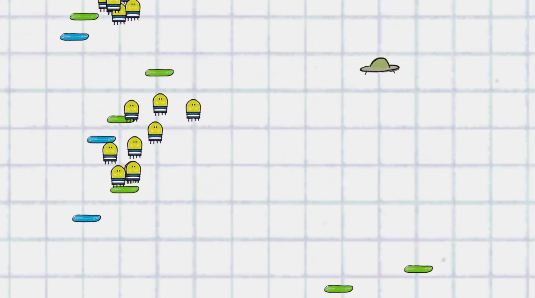 Doodle Jump replica with ML agents