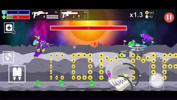Star Jump Commando boss fight